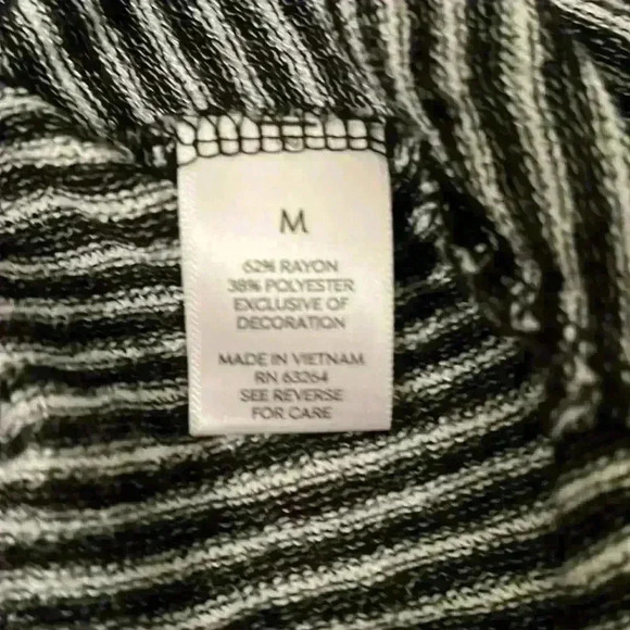 Medium Westport striped top with black embroidered - Picture 4 of 4